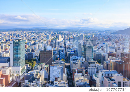 JRタワー展望室タワー・スリーエイトからの札幌の景色 107707754