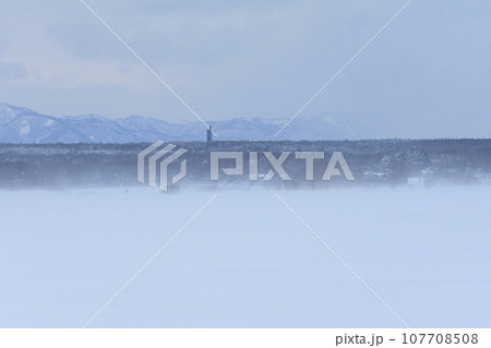 北海道　雪景色 107708508