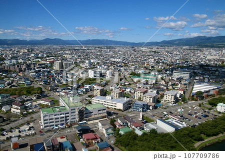 五稜郭タワーからの眺め(北海道・函館市) 五稜郭タワーからの眺め(北海道・函館市) 107709786