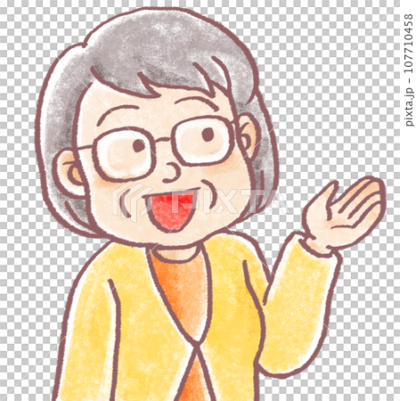 アート・写真 パステル画 メガネの女性