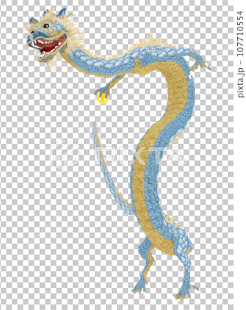 リアルな龍のイラスト 107710554