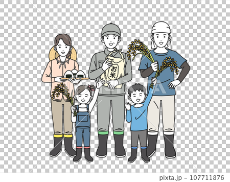 稻農的插圖 稻農的插圖 107711876
