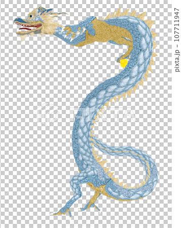Realistic dragon illustration Realistic dragon illustration 107711947