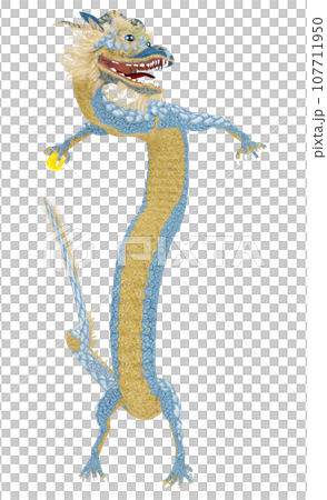 リアルな龍のイラスト リアルな龍のイラスト 107711950