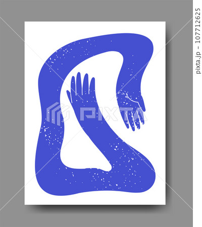 Abstract wiggling gesticulating hands vector Abstract wiggling gesticulating hands vector 107712625