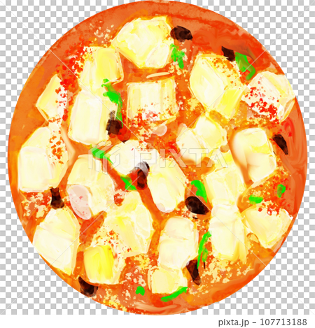 Illustration of Mapo Tofu 107713188
