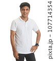 Smart Indian man in white 107714354
