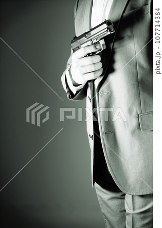 Retro secret agent gun 107714384