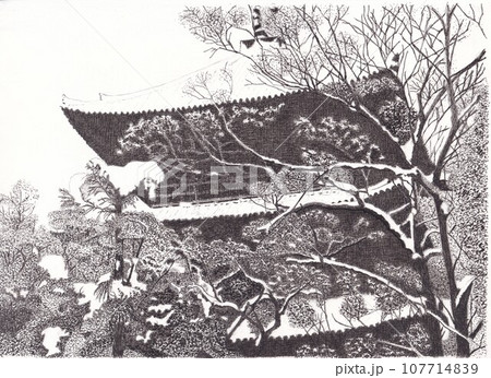 雪の寺 雪の寺 107714839