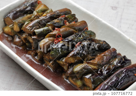 茄子の煮浸し 茄子の煮浸し 107716772