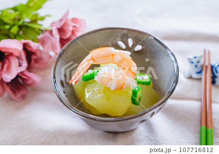 えびと冬瓜のひすい煮 えびと冬瓜のひすい煮 107716812