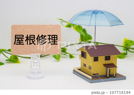 雨漏りで屋根修理のイメージ 雨漏りで屋根修理のイメージ 107718194