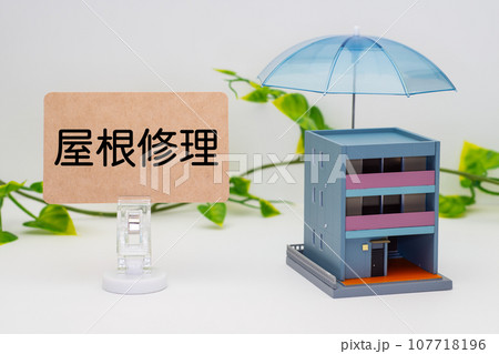 雨漏りで屋根修理のイメージ 雨漏りで屋根修理のイメージ 107718196