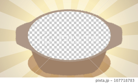Pot photo frame background illustration [16:9] 107718783