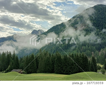 Morning atmosphere in the valley Morning atmosphere in the valley 107719359