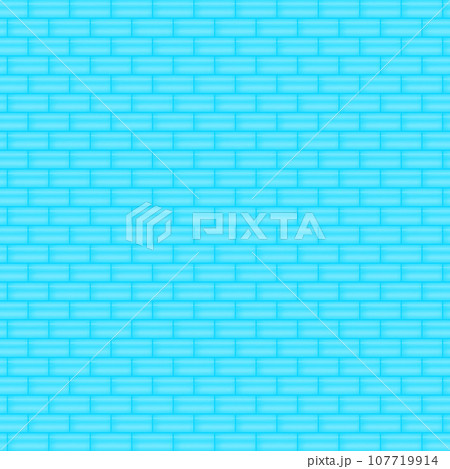 Abstract background blue brick wall building wallpaper pattern seamless vector illustration 107719914