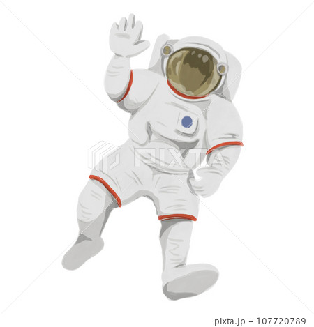 宇宙飛行士のイラスト 107720789