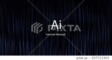 Digital Background Design, Technology, Internet Network, Big Data Wi-Fi Connection, Ai, Social Network. 107721405