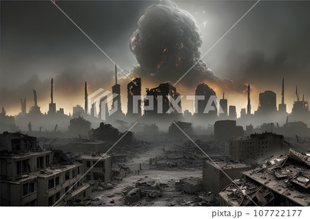 a haunting and evocative concept art piece depicting 107722177