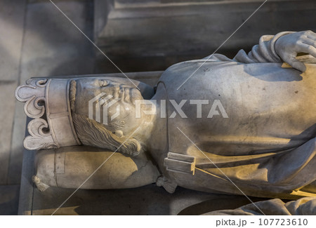 interiors and details of basilica of saint-denis, France interiors and details of basilica of saint-denis, France 107723610