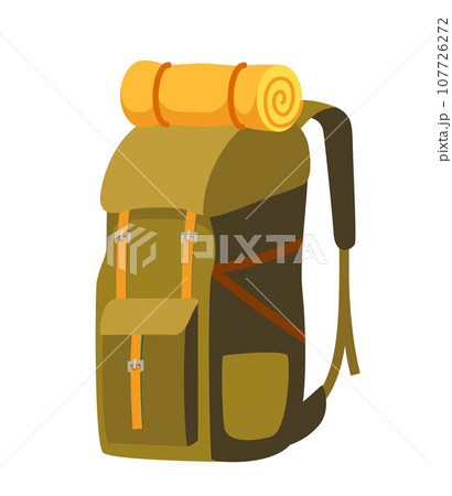 Colorful backpack for traveling hiking