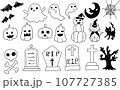 手書きハロウィン 107727385