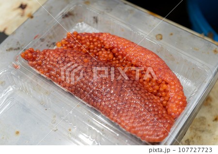 筋子　いくら　イクラ　鮭の卵　魚卵 107727723