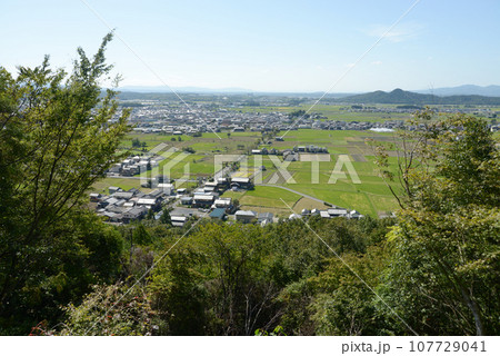 太郎坊阿賀神社　境内からの風景　滋賀県東近江市小脇町 107729041