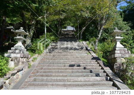 成願寺　参道の石段　滋賀県東近江市小脇町 107729425