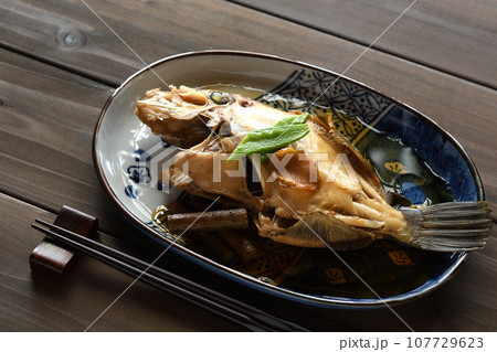 カワハギの煮つけ 107729623