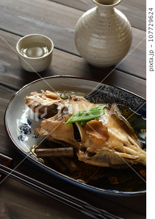 カワハギの煮つけ 107729624