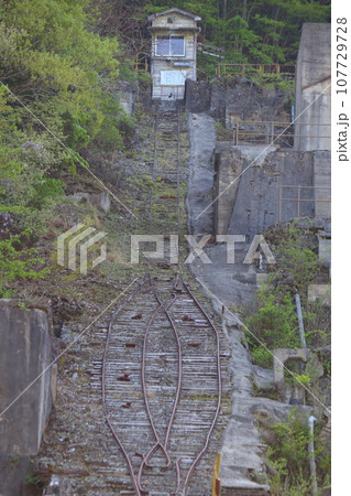 神子畑選鉱場跡のインクライン（兵庫県 朝来市） 107729728
