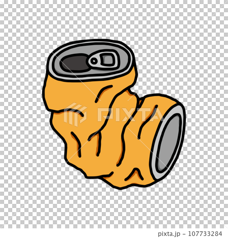 Crushed empty cans/garbage 107733284