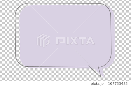 A simple speech bubble in the style of a pencil drawing A simple speech bubble in the style of a pencil drawing 107733483
