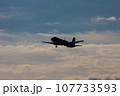 青空を飛ぶ飛行機 107733593