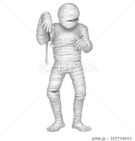 ミイラのイラスト 107734051