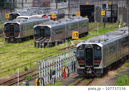 新津運輸区と様々なディーゼルカー 107737156