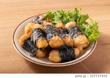 鶏ササミの磯辺焼き 鶏ササミの磯辺焼き 107737450