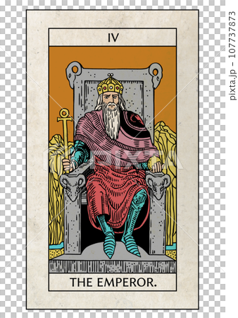 騎士塔羅牌 4 大阿爾克那皇帝 107737873
