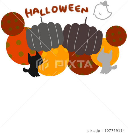 ハロウィンのかわいいイラスト 107739114