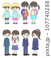 男の子・女の子の年齢別の立ち絵 107740288