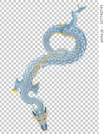 リアルな龍のイラスト リアルな龍のイラスト 107740745