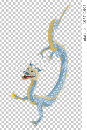 リアルな龍のイラスト 107741905
