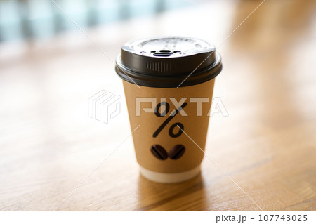 コーヒーの原価率イメージ コーヒーの原価率イメージ 107743025