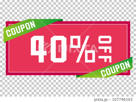 illustration of discount coupon illustration of discount coupon 107746103