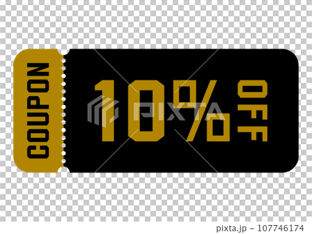 illustration of discount coupon illustration of discount coupon 107746174
