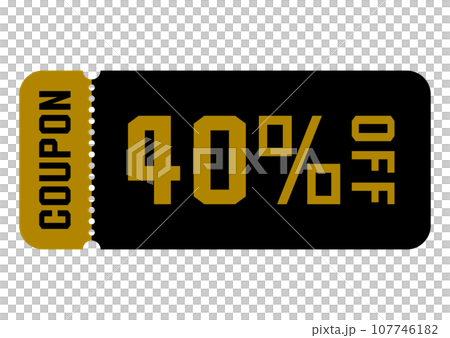 illustration of discount coupon illustration of discount coupon 107746182