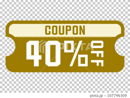 illustration of discount coupon illustration of discount coupon 107746309