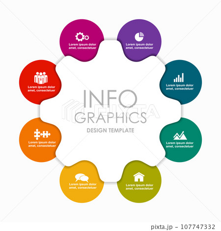 Infographic design template with place for your data. Vector illustration. Infographic design template with place for your data. Vector illustration. 107747332
