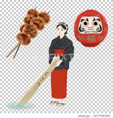 群馬県のイラストセット 107749305